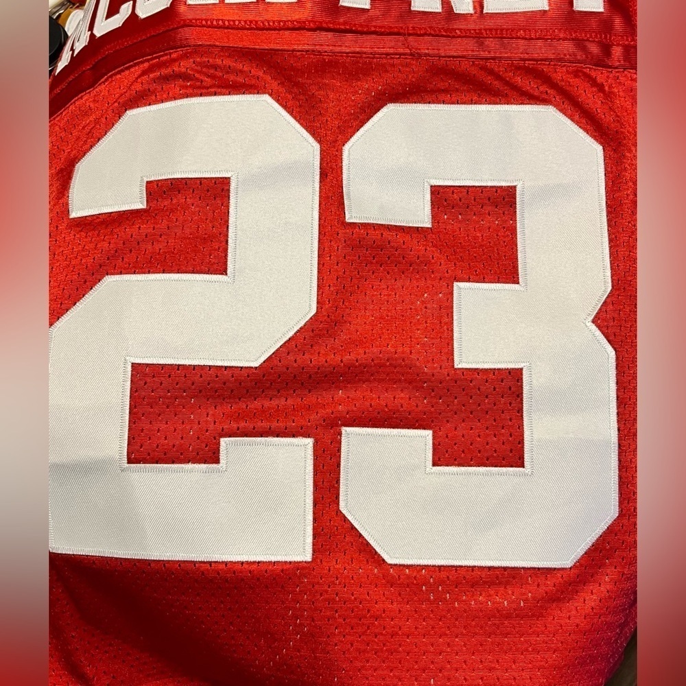 NEW- San Francisco 49ers Christian McCaffrey Stitched Jersey SIZE: 3XL - Picture 11 of 14